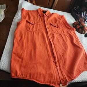 BIKER WEAR UNISEX SZ LARGE 2020 BIKE WEEK OCEAN CITY CUTOFF SHIRT